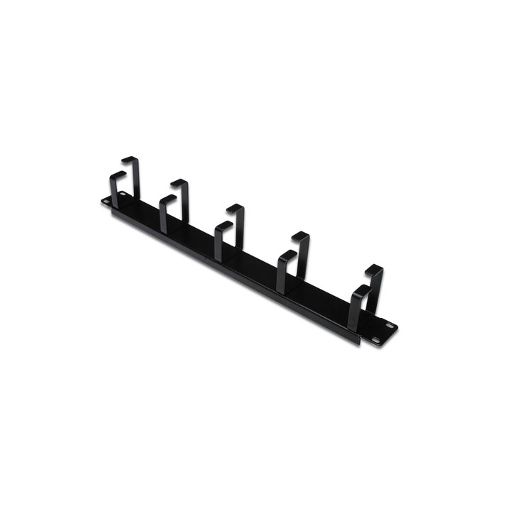 DIGITUS PANNELLO GUIDACAVI CON ANELLI PER ARMADI RACK 19 1U NERO