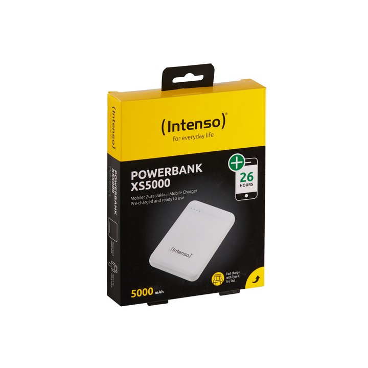 INTENSO POWER BANK 5000MAH USB A+TYPE C 5V-2.1A MICRO USB+TYPE C 5V-2.