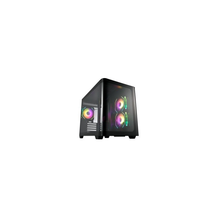 FSP FORTRON CASE M.TOWER S380 BA PANELLO LATERALE CURVO 3xARGB FANS