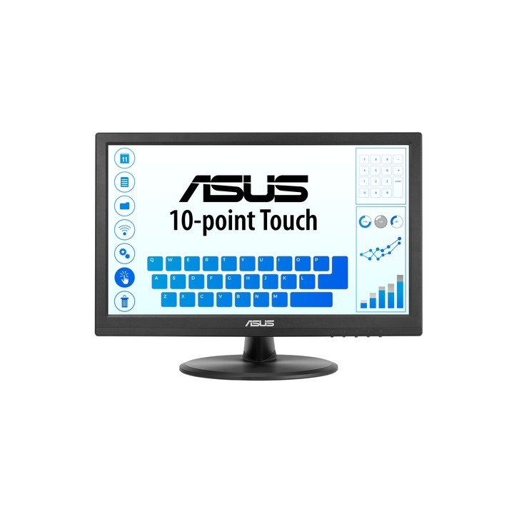 ASUS MONITOR TOUCH 15,6 LED TN 16:9 1366X768 220 CDM, VGA/HDMI, 10 TO.
