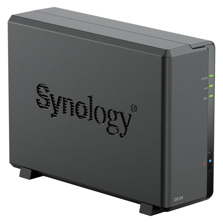 SYNOLOGY NAS TOWER 1BAY 2.5"/3.5" SSD/HDD SATA MAX 12TB, CPU quad-cor.