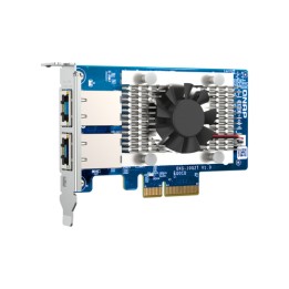 QNAP SCHEDA DI RETE DUAL-PORT (10GBASE-T) 10GBE NETWORK EXPANSION CAR.