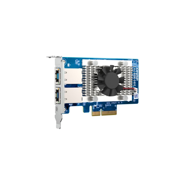 QNAP SCHEDA DI RETE DUAL-PORT (10GBASE-T) 10GBE NETWORK EXPANSION CAR.