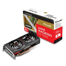 SAPPHIRE VGA RADEON RX 7600, PULSE RX 7600 GAMING, 8GB GDDR6, HDMI /..
