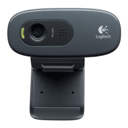LOGITECH WEBCAM HD C270 USB 1MPX 1280X720 FLUID CRYSTAL MICROFONO INC.