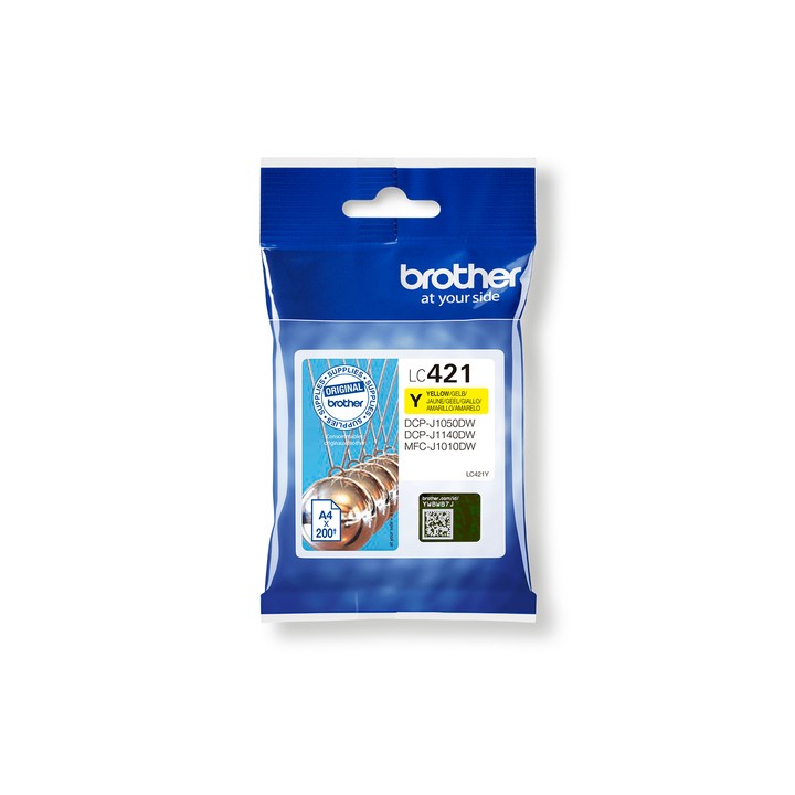 BROTHER CART. INK. GIALLO 200 PAG PER DCPJ1050DW e MFCJ1010DW