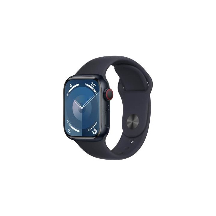 Apple Watch Serie 9 Cell 41mm Aluminium MidNight Sport Band MidNight..