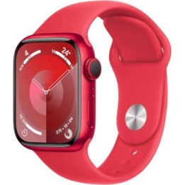 Apple Watch Serie 9 Cell 41mm Aluminium (PRODUCT)Red Sport Band (PROD.