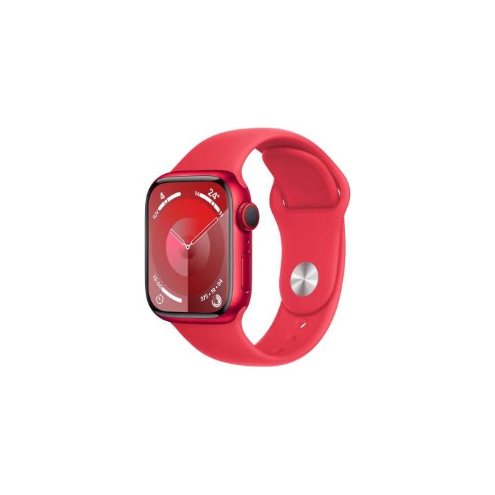 Apple Watch Serie 9 Cell 41mm Aluminium (PRODUCT)Red Sport Band (PROD.