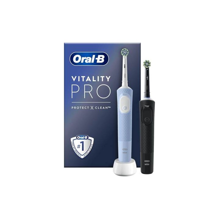 Oral-B Spazzolino ElettricoVitality Pro Duo Black & Blu