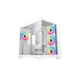 DEEPCOOL CASE MID TOWER CG530 WH 4F WHITE 2TG 4x120 PWM+ARGB FAN
