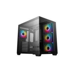 DEEPCOOL CASE MID TOWER CG530 4F 2TG 4x120 PWM+ARGB FAN R-CG530-BKADA.