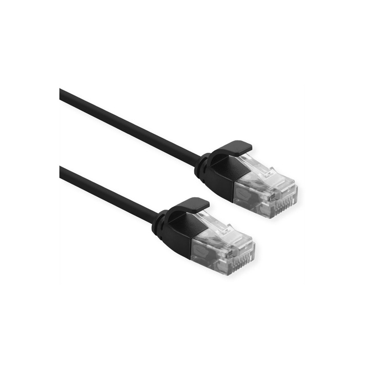 ROLINE CAVO UTP DATA CENTER PATCHCORD CAT.6A CLASS EA LSOH SLIM NERO..