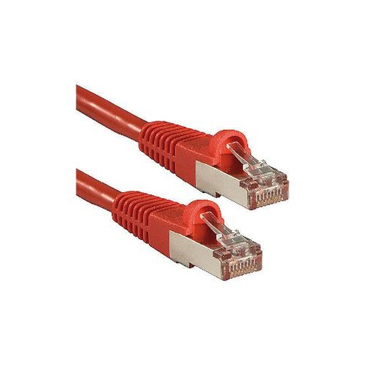 LINDY CAVO DI RETE CAT.6A S/FTP LSZH ROSSO, 1M