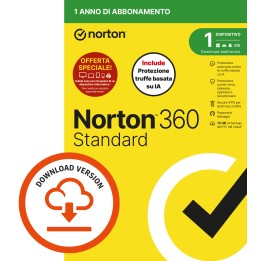 NORTON 360 STANDARD 2026 - ANTITRUFFA- ATTACH 1 DISPOSITIVO 12 MESI 1.