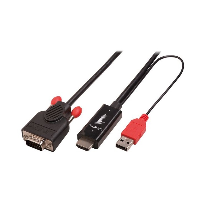 LINDY CAVO HDMI A VGA 1M