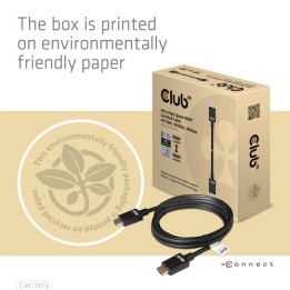 CLUB3D HDMI 2.1 MALE TO HDMI 2.1 MALE ULTRA HIGH SPEED 10K 120HZ 3M/..