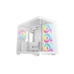 DEEPCOOL CASE MID TOWER CG530U 4F WHITE 4xARGB TG PANORAMICO