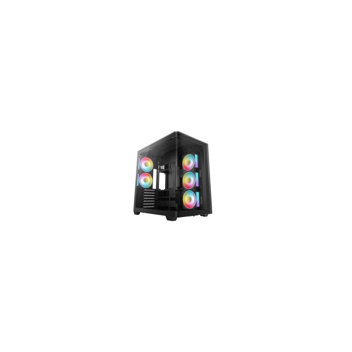 DEEPCOOL CASE MID TOWER CG590U 5F BLACK 5xARGB TG PANORAMICO