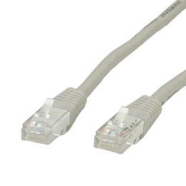 VALUE CAVO UTP PATCHCORD CAT.6 CLASS E, GRIGIO, 5M