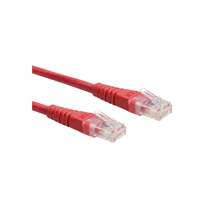 ROLINE CAVO UTP PATCHCORD CAT.6/CLASS E, ROSSO, 0.3M