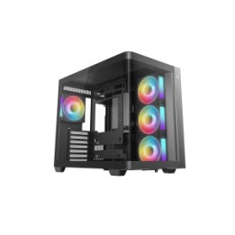 DEEPCOOL CASE MID TOWER CG530U 4F BLACK 4xARGB TG PANORAMICO