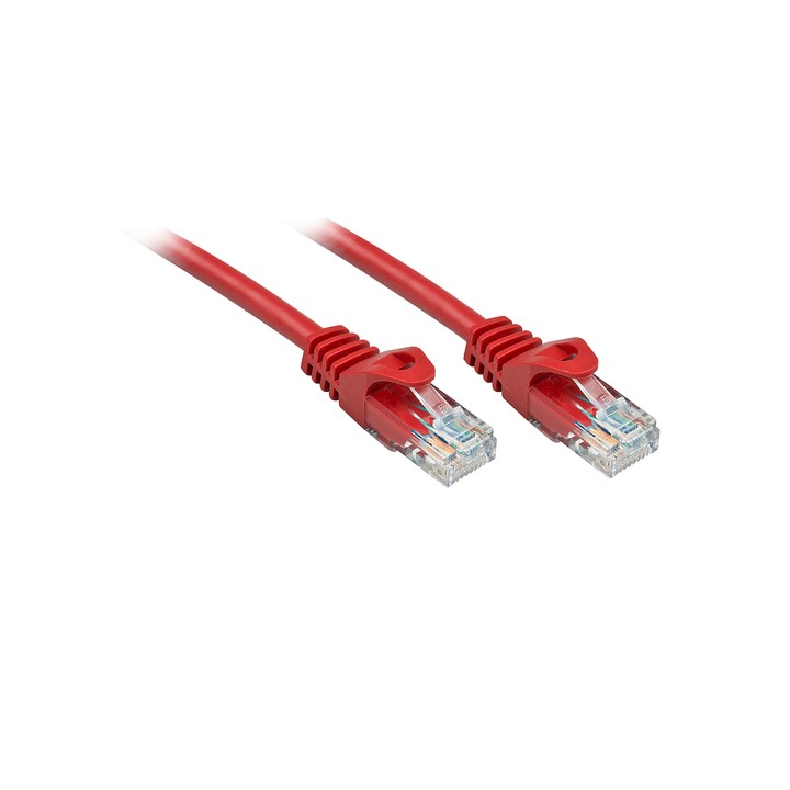 LINDY CAVO CAT.6 U/UTP BASIC ROSSO, 2M
