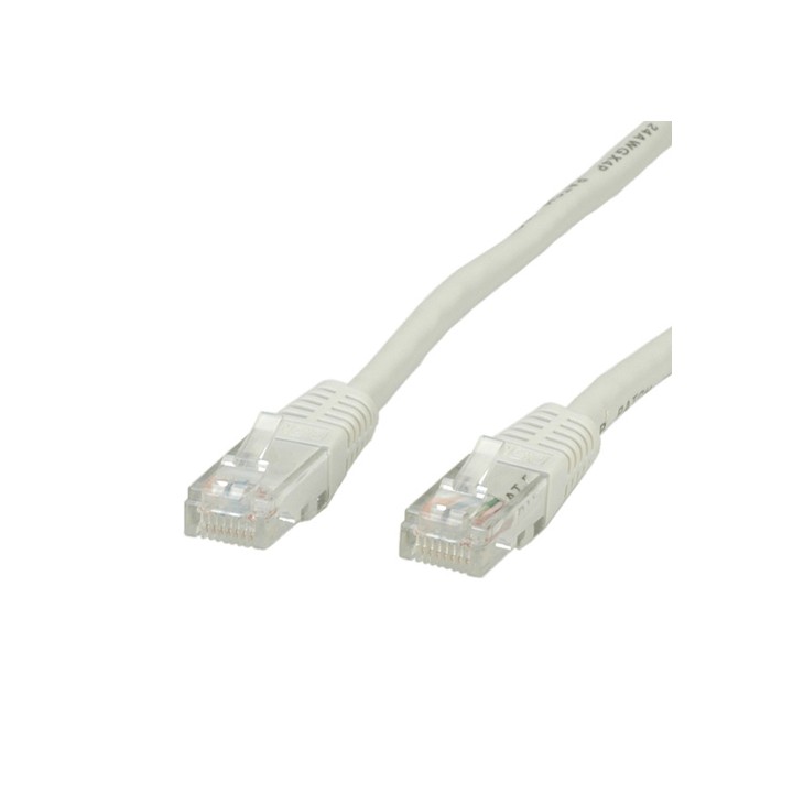 VALUE UTP PATCHCORD CAT5e/CLASS D, CCA, AWG24, GREY, 10M