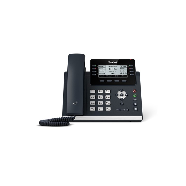 YEALINK TELEFONO VOIP 2XLAN GIGABIT, DISPLAY MONOCROMATICO, 1XRJ9, 16.