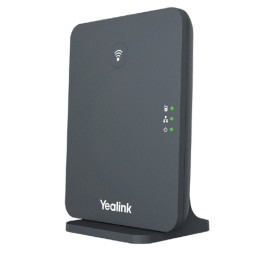 YEALINK BASE TELEFONO CORDLESS DECT SINGLE CELL, 10 SIP ACCOUNT, FINO.