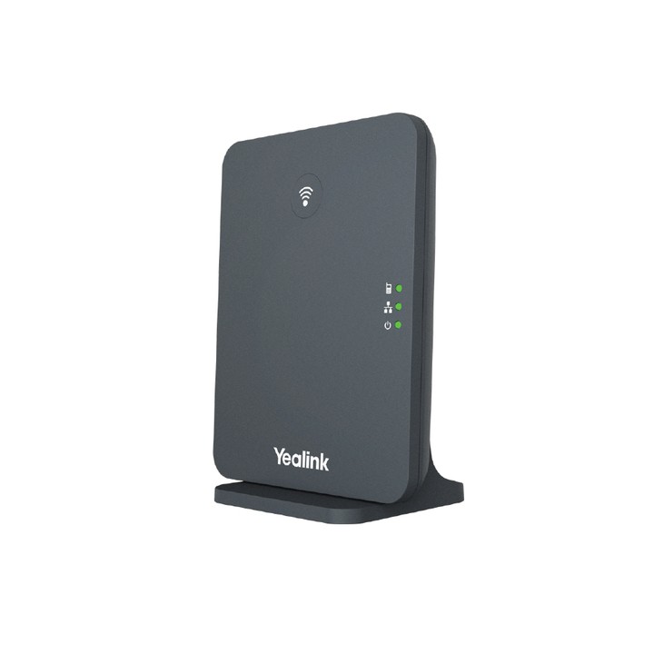 YEALINK BASE TELEFONO CORDLESS DECT SINGLE CELL, 10 SIP ACCOUNT, FINO.