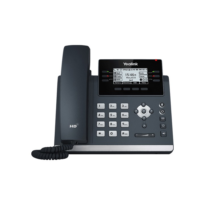 YEALINK TELEFONO VOIP 2XLAN GIGABIT POE, DISPLAY MONOCROMATICO, 1XRJ9.