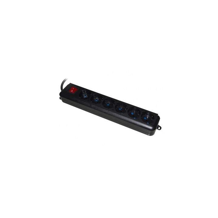 LINK MULTIPRESA 6 PRESE UNIVERSALI ITA/SCHUKO 10/16 A - SPINA 16 A CO.