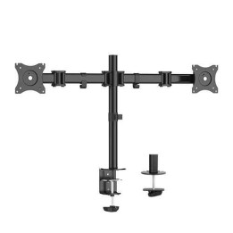 LINK BRACCIO SUPPORTO DA TAVOLO CON MORSA PER 2 MONITOR 13-27" FINO A.