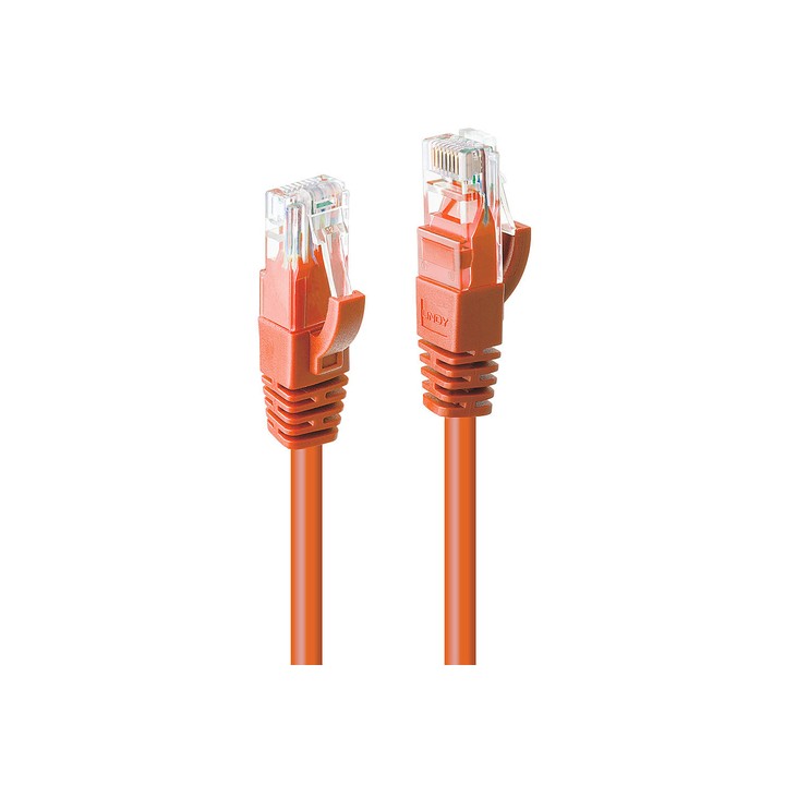 LINDY CAVO DI RETE CAT.6 U/UTP ARANCIONE, 10M