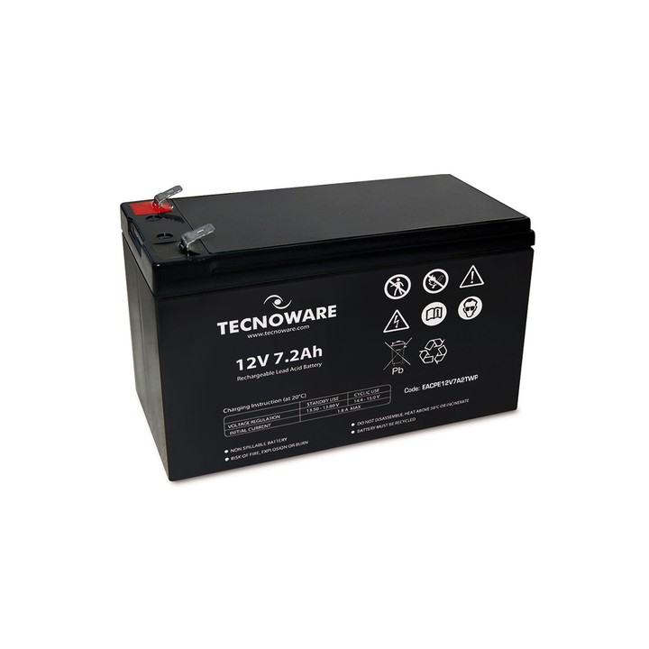 TECNOWARE POWER BATTERY 12V 7,2AH FASTON 6,3 MM