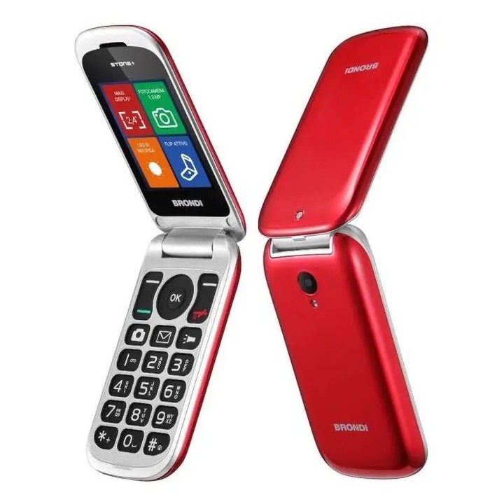 BRONDI CELLULARE STONE+ ROSSO