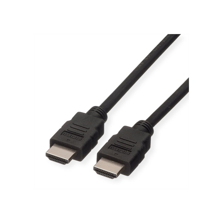 ROLINE GREEN CAVO HDMI HIGH SPEED CABLE E ETHERNET, M M, BLACK, 1M