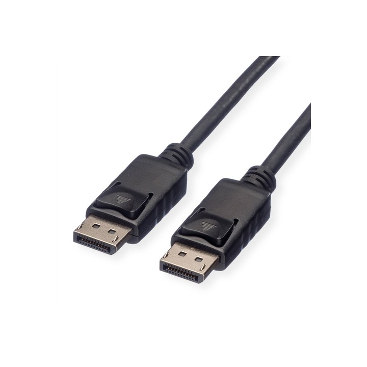 ROLINE GREEN CAVO DISPLAYPORT CABLE, DP - DP, M/M, BLACK, 1M