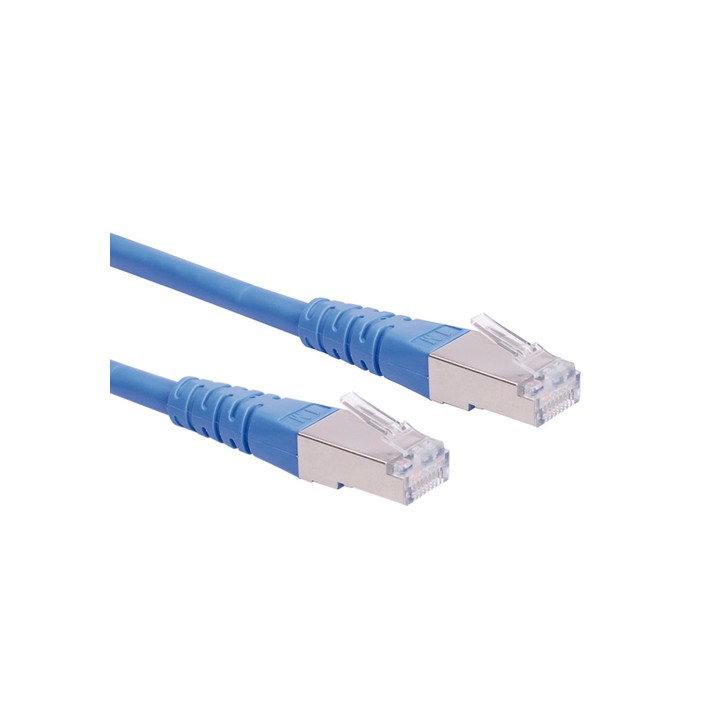 ROLINE CAVO S/FTP (PIMF) PATCHCORD CAT.6/CLASS E, BLU, 20M