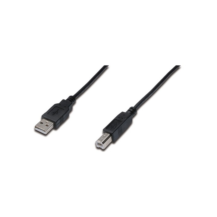 DIGITUS CAVO USB 2.0, A/B, M/M, NERO, 1,8MT