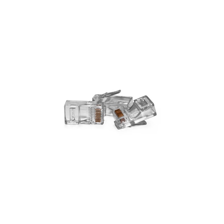 VULTECH CONNETTORI TRASPARENTI RJ45 UTP 8P8C CAT5E - CAT6