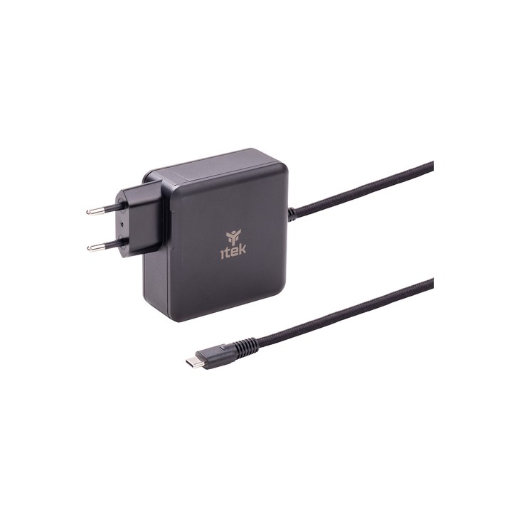 ITEK ALIMENTATORE A MURO PER NB E DISPOSITIVI USB-C, PD 100W, GAN