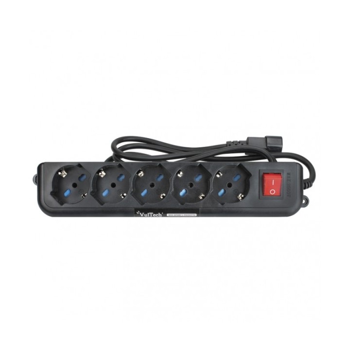 VULTECH MULTIPRESA BIPASSO VULTECH MU-UPS01 5 POSTI PER UPS IEC14 TAS.