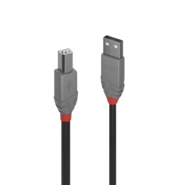 LINDY CAVO USB ANTHRA LINE 2.0 TIPO A MASCHIO A B MASCHIO 2 MT DOPPIA.