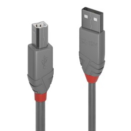 LINDY CAVO USB ANTHRA LINE 2.0 TIPO A MASCHIO A A B MASCHIO 5 MT DOPP.