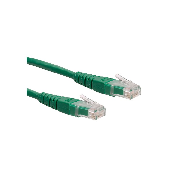 ROLINE CAVO UTP PATCHCORD CAT.6, CLASS E, VERDE, 5M