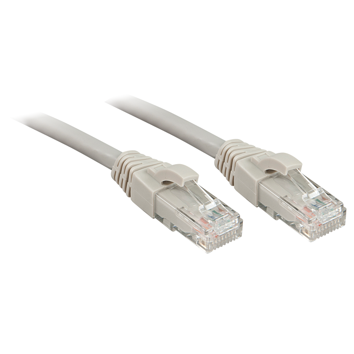 LINDY CAVO DI RETE CAT.6 U/UTP NON SCHERMATO 3MT GRIGIO