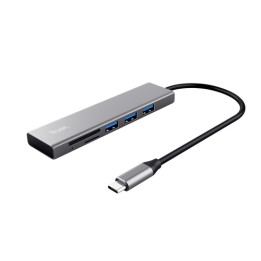 TRUST HUB E LETTORE SCHEDE HALYX FAST USB-C HUB