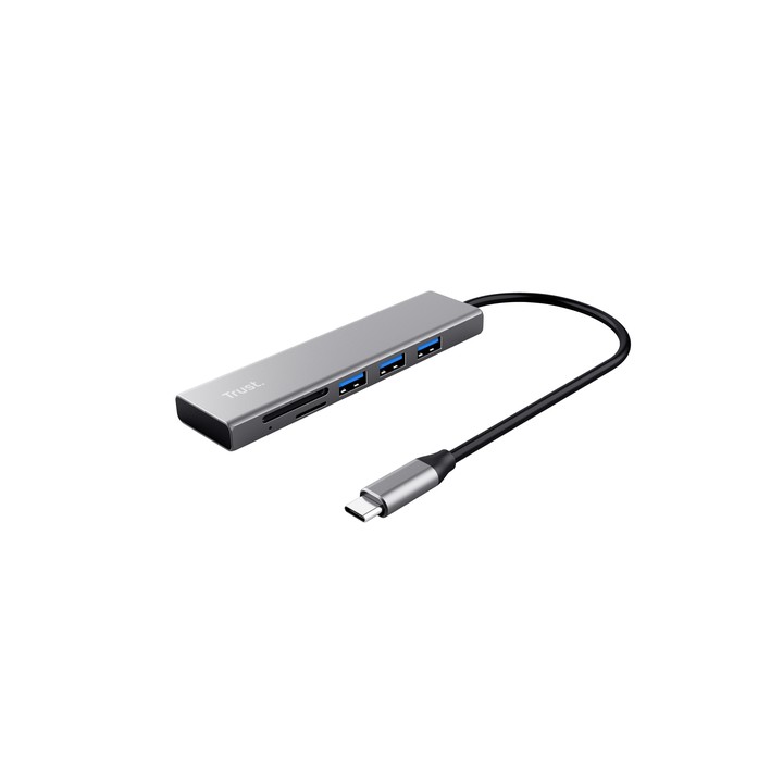 TRUST HUB E LETTORE SCHEDE HALYX FAST USB-C HUB